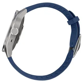 Withings ScanWatch 2 42 mm silber, Silikonarmband blau