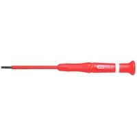 KS Tools Isolierter Präzisions-Schlitz-Schraubendreher, 1,8mm