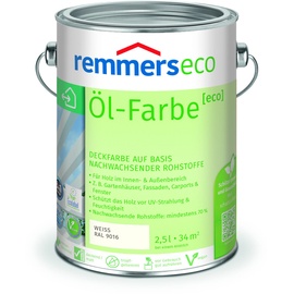 Remmers Öl-Farbe [eco] weiß (RAL 9016) 2,5 l