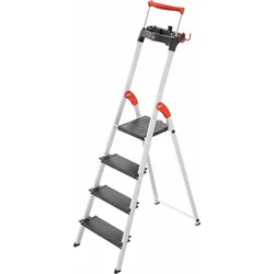 HAILO 4 Stufen L100 Stehleiter TopLine "L100" 4 Stufen