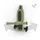 Kinderkraft Halley 2 Balance-Scooter 2-in-1, Sitz höhenverstellbar (25-33 cm), 4-Fach Verstellbarer Lenker, LED-Räder, klappbar, ab 18 Monate, rutschfeste Trittflächen, Grün