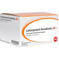 LANSOPRAZOL Aurobindo 30 mg magensaftres.Hartkaps. 98 St