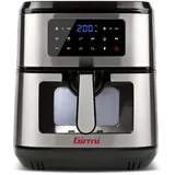 Girmi FG89 Heißluftfritteuse, Einzeln, 9,2 l, 2100 W, Schwarz, Stahl - Schwarz/Silber