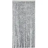 vidaXL Insektenschutz Vorhang 90 x 220 cm Grau, Schwarz, Weiß