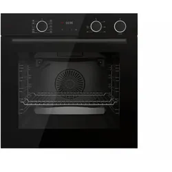 Boehme Böhme  Backofen Schwarzen Glas mit AirFry Funktion sowie Dampfunterstützung
