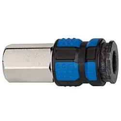 Schnellverschlusskupplung NW 7,8, hoher Durchfluss, G 1/4" I - schwarz