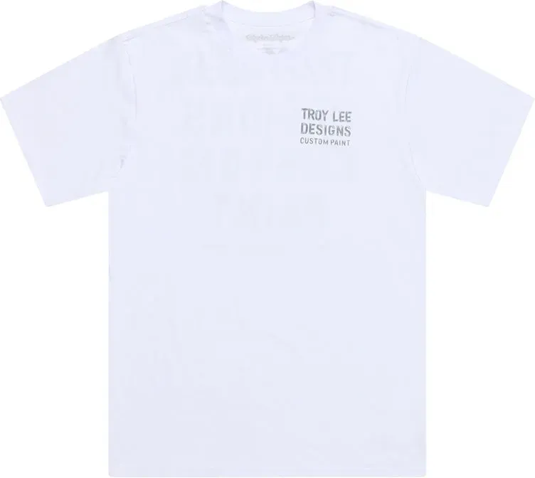 Troy Lee Designs Paint Shop T Shirt Weiß - M