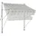 Konifera Klemmmarkise 200 x 120 cm Grau/Weiß