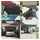 vidaXL Sonnensegel Dunkelgrün 7x5x5 m 100% Polyester Oxford