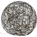 Star Trading Led-3d Kugel Trassel schwarz, Aluminium, 50 cm,
