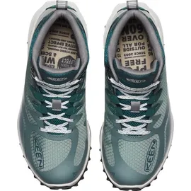 Keen Zionic Mid WP dark forest/sey moss Wanderschuhe Größe: 41 - Grau