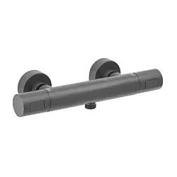Herzbach Deep Grey Brause-Thermostat 23.131100.1.06 AP, grau matt