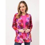 IN-PRINT Twinset, Top uni Jacke, 1/1-Arm bedruckt elastische Ware