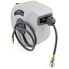 BITUXX Druckluft Schlauchtrommel automatik Druckluft Schlauchaufroller 1/4' Zoll Anschluss Automatik Schlauchaufroller für Wandmontage 10m / 10 Meter)