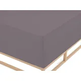 Biberna 0077640 Jersey-Elastic-Boxspring 140 x 200 - 160 x 220 cm silbergrau