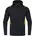 Kapuzenjacke Kinder schwarz meliert/citro 140