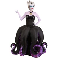 Kleine Meerjungfrau Damen Ursula Prestige Kostüm 5X Schwarz, Schwarz, 5XL Große Größen