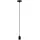 Paulmann Ravi 1-flg. 8 cm rund schwarz matt