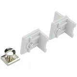 LIEDECO Mitnehmer-Set für Paneelwagen, Schiebevorhang, weiß