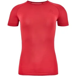 ODLO Damen Unterhemd BL TOP Crew neck s/s, american beauty, S