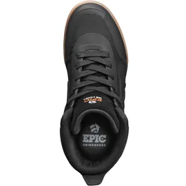 epic grindshoes Gleitschuh EPIC GRINDSHOES "Stomper/Storm" Gr. 47, braun (schwarz, braun, weiß), Inlineskates_Rollschuhe_Schlittschuhe, 47, Nylon, Leder