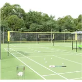 vidaXL Badmintonnetz Gelb/Schwarz 600x155 cm