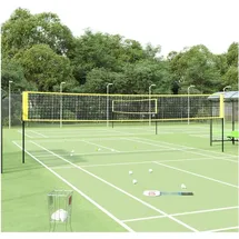 vidaXL Badmintonnetz Gelb/Schwarz 600x155 cm