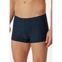 SCHIESSER Long Life Soft Shorts navy-schwarz gestreift L