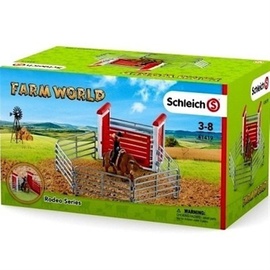 Schleich Farm World Bull riding mit Cowboy 41419