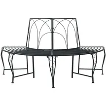vidaXL Baumbank 160 x 80 x 89 cm Schwarz