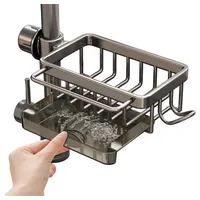 Ahlsen Schwammhalter Handtuchhalter Spüle Organizer mit Haken für Küche