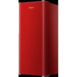 Hisense RR220D4BRE Kühlschrank (165 l, 1265 mm hoch, Rot)