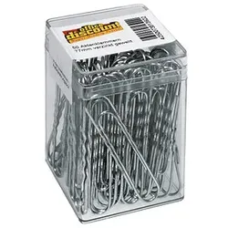 office discount Aktenklammern silber glanzverzinkt, 50 St.