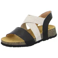 THINK! Think KOAK-Sandalette für Damen, schwarz, Größe 43 EU