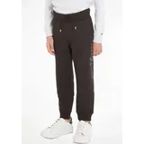 Tommy Hilfiger ESSENTIAL SWEATPANTS Jogginghosen Unisex Kinder, Schwarz (Black), 12 jahre - 12 Jahre