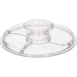 Excellent Houseware 6-in-1 Servierplatte | transparent