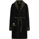 Carlo Colucci Bademantel Raffaele in Schwarz - L