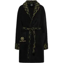 Carlo Colucci Bademantel Raffaele in Schwarz - L