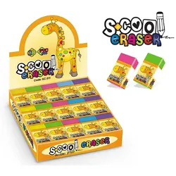 S-COOL Radierer in frohen Farben