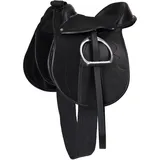 Kerbl Sattelset Economy Pony 15,0" Schwarz