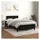 vidaXL Boxspringbett 120 x 200 cm Schwarz