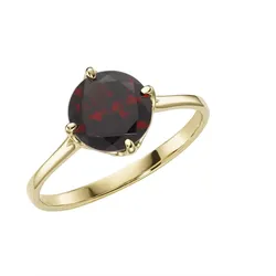Luigi Merano Ring mit Granat, Gold 585 54 Rot 