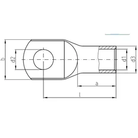 Intercable 181064 Rohrkabelschuh verzinnt 180° M20