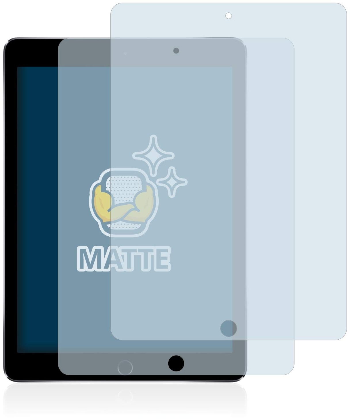BROTECT Entspiegelungs-Schutzfolie für Apple iPad Pro 9.7" WiFi Cellular 2016 (2 Stück) Matte Displayschutz-Folie, Anti-Fingerprint