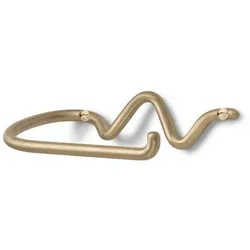 ferm LIVING - Curvature Toilettenpapierhalter Brass