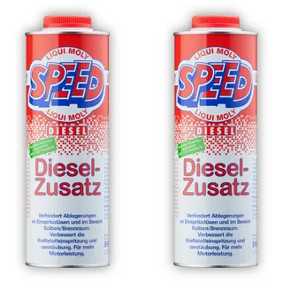 2x 1L LIQUI MOLY 5160 Kraftstoff Speed Diesel-Zusatz Reiniger Ablagerungen