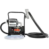45L/min Dieselpumpe 220V 200W Elektrische Dieselpumpe mit Zapfpistole und 4m+2m Schläuchen,Zählwerk,Max. Förderhöhe 10m,tragbare Heizölpumpe Diesel Transfer-Pumpe zum Fördern von Diesel, Kerosin