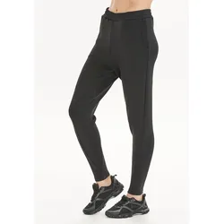 Sweathose ENDURANCE "Timmia", Damen, Gr. 38, EURO-Größen, schwarz, 51% Polyester, 44% Modal, 5% Elasthan, unifarben, casual, Hosen, mit hohem Modal-Anteil