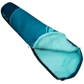 TROLLKIDS Fjell Dreamer Extendable - Kinderschlafsack Dark Marine / Arctic Blue 130 - 170 cm