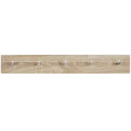 Sconto Wandgarderobe ¦ holzfarben ¦ MDF-Platte,Metall ¦ Maße (cm): B: 57 H: 8 T: 5.0